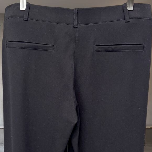 Betabrand Dress Pant Yoga Pants (DPYP) Black Size L Short (Petite) Work Pull On - Picture 4 of 6